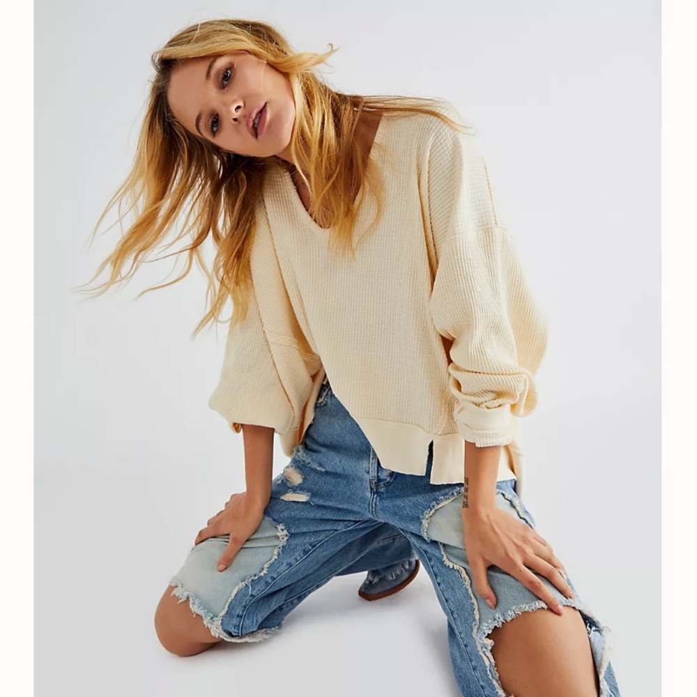 Free people buttercup thermal size Xs/M